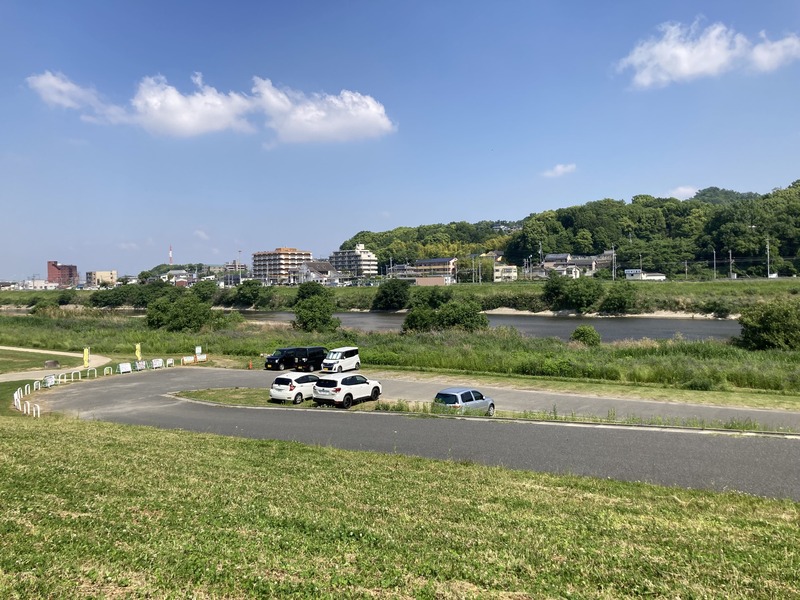 大和川親水公園の駐車場